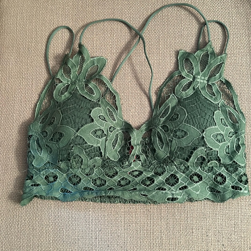 Lace sports bra